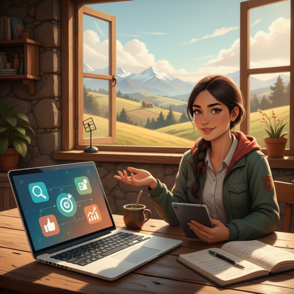 Estrategias de marketing digital para emprendedores en zonas rurales de Chile