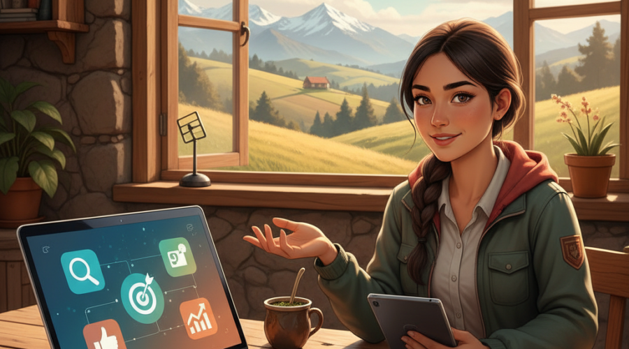 Estrategias de marketing digital para emprendedores en zonas rurales de Chile